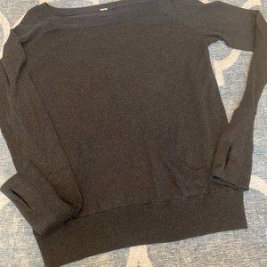 Lulu Lemon Lightweight sweater with thumb holes